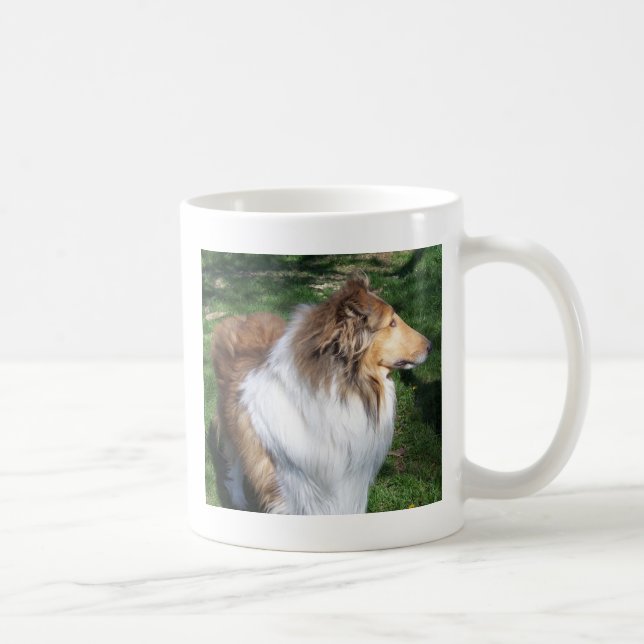 Caneca De Café COLLIE, todos os dias é um collie day (Direita)
