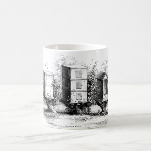 Caneca De Café Colmeias de colmeias de colmeias de abelhas
