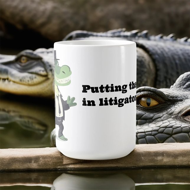 Caneca De Café Colocando o Gator no Litigador (Criador carregado)
