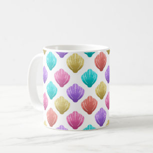 Caneca De Café Coloful conchas