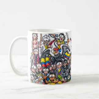 Caneca De Café Colômbia e suas pessoas