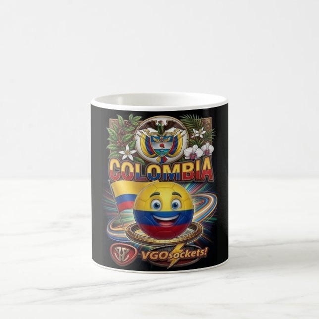 Caneca De Café Colômbia-GBall (Centro)