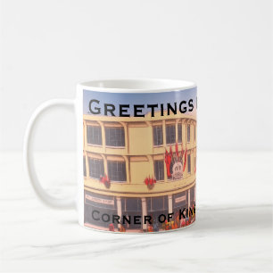 Caneca De Café Colonial Kingston, Jamaica (rua Harbour) BWI