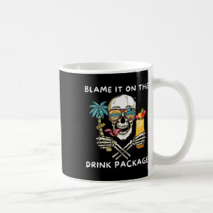 Caneca De Café Coloque a Culpa no Pacote de Bebidas Piada Camiset