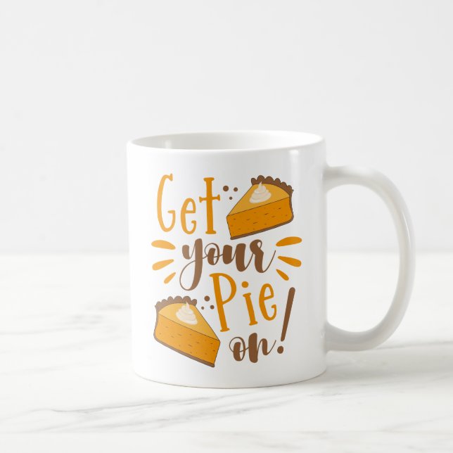 Caneca De Café Coloque A Torta! (Direita)