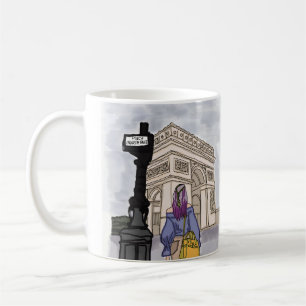Caneca De Café Coloque Charles de Gaulle Paris.