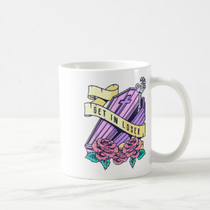 Caneca De Café Coloque-se no Gótico Kawaii Halloween A