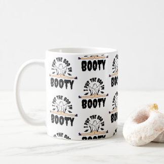 Caneca De Café Coloquei o Boo na Dia de as Bruxas engraçado de Bo