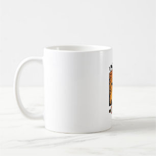 Caneca De Café Coloquei uma Magia em Você Espantalho de Halloween