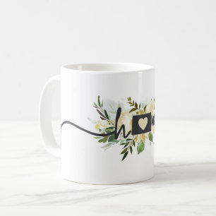 Caneca De Café Colorado Estado Personalizado Sua Cidade Natal Rús