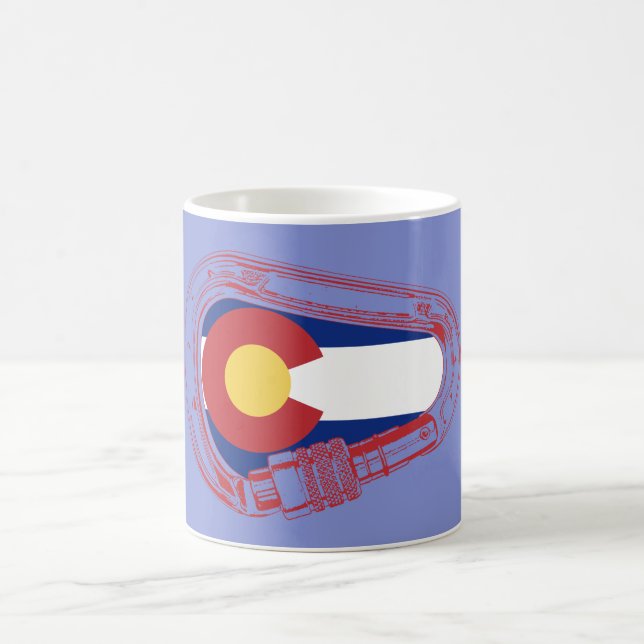 Caneca De Café Colorado que escala Carabiner (Centro)