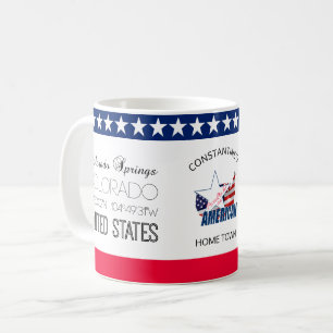 Caneca De Café Colorado Springs, Colorado, Estados Unidos elegant