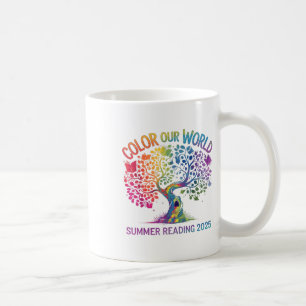 Caneca De Café Colore o nosso Programa Mundial de Leitura de Verã