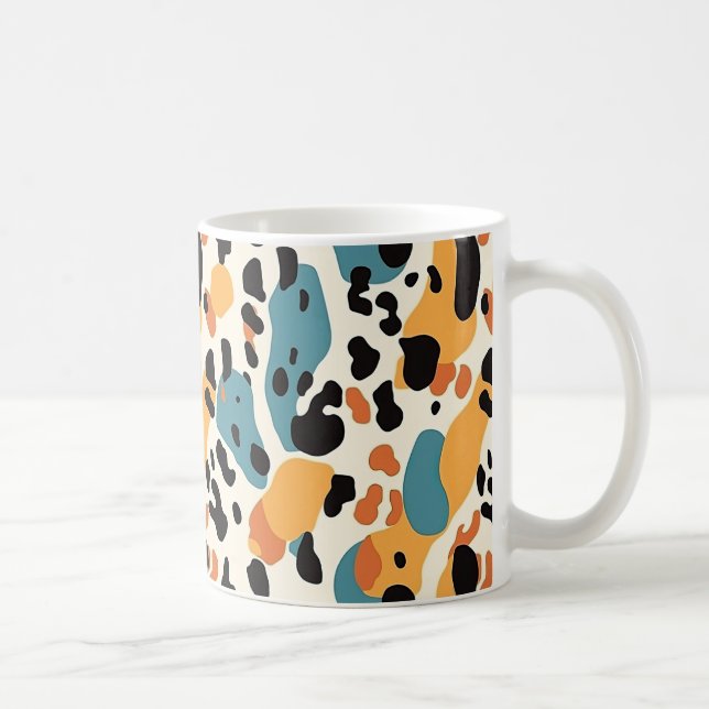 Caneca De Café Colorful Animal Print Mug 04 (Direita)