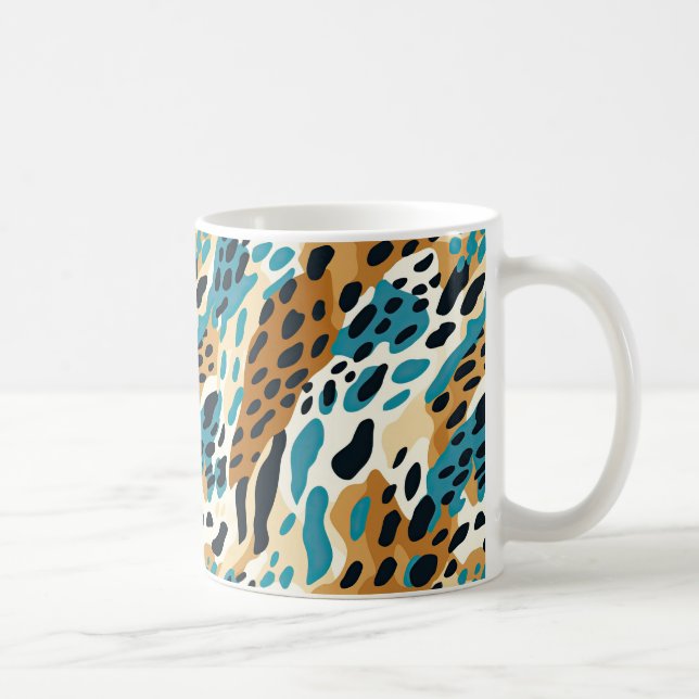 Caneca De Café Colorful Animal Print Mug 09 (Direita)