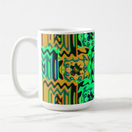 Caneca De Café Colorful Bauhaus Geometric Design