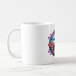 Caneca De Café Colorful Dolphin Mandala Art