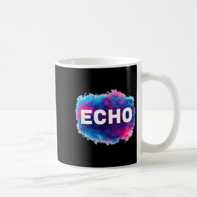 Caneca De Café Colorful Echo Look  (Direita)