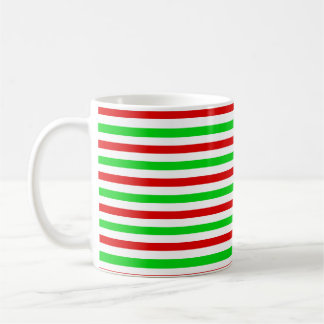 Caneca De Café Colorful Stripe Pattern