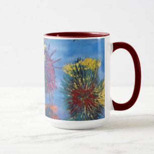 Caneca de café colorida