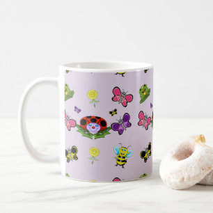 Caneca De Café Colorida Clássica de Jardim