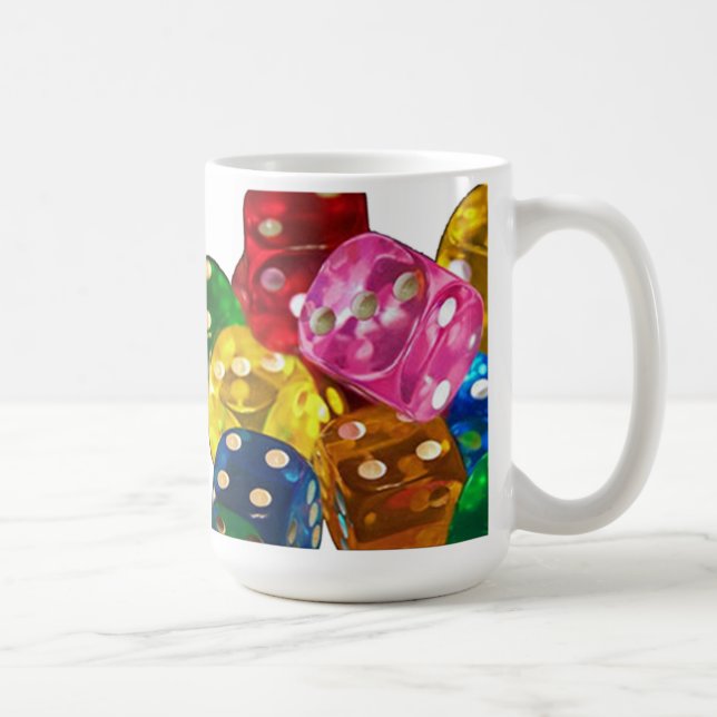 Caneca De Café Colorida Dice Mug (Direita)
