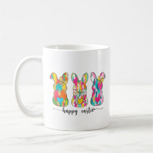 Caneca De Café Colorida Felz pascoa Bunny