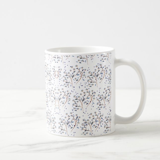 Caneca De Café Colorida Flor Selvagem de Jaipur (Direita)