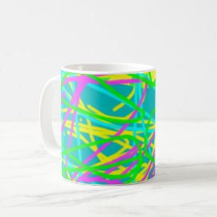 Caneca De Café Colorido Meus Sonhos Padrão Escrivível Artéria Exp