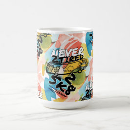 CANECA DE CAFÉ COLORIDO NUNCA 2 CANTADOS 2 SK8