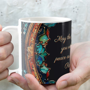 Caneca De Café Colorido Vidro Falso Personalizável