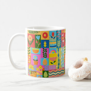 Caneca De Café Colorir Vintage FRAMED