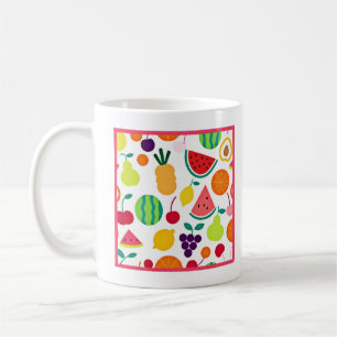 Caneca De Café Colorous Neon Fruta Fiesta