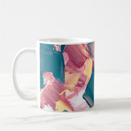 Caneca De Café Colour Rush Abstract Oil Paint IV Mug