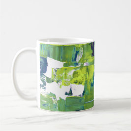 Caneca De Café Colour Rush Abstract Oil Paint VII Mug