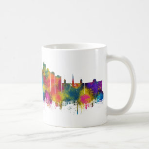 Caneca De Café Columbia EUA Paisagem Urbana