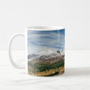 Caneca De Café Columbia Icefield panorama com neve coberta de mon