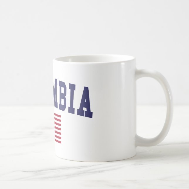 Caneca De Café Columbia SC Bandeira dos EUA (Direita)