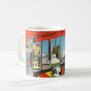 Caneca De Café Columbia SC Greeting Mug