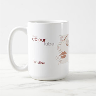 Caneca De Café Coluna do tubo colorido