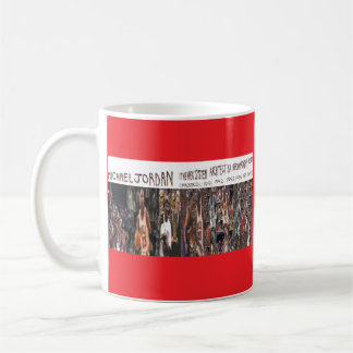 Caneca de Café com 200 Retratos de Michael Jordan