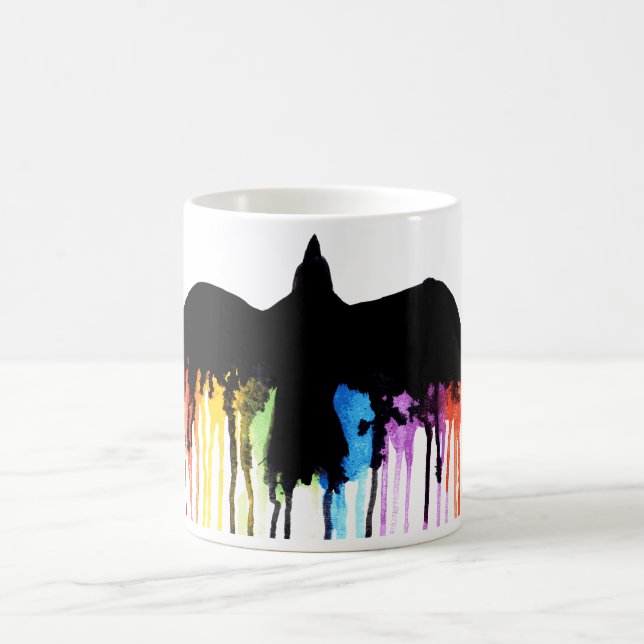 Caneca De Café Com a arco-íris (Centro)