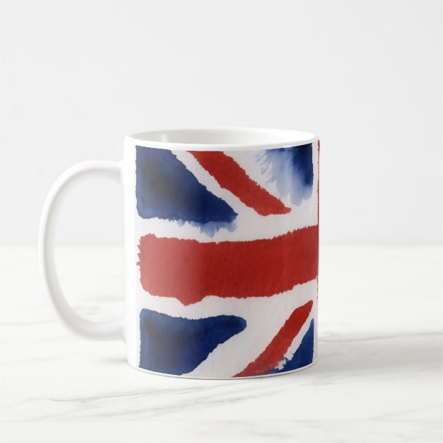 Caneca de café com a bandeira do Reino Unido (Esquerda)