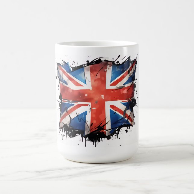 Caneca de café com a bandeira do Reino Unido (Centro)