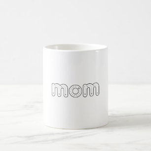 Caneca de Café com Alfabeto da Mamãe Presente do D