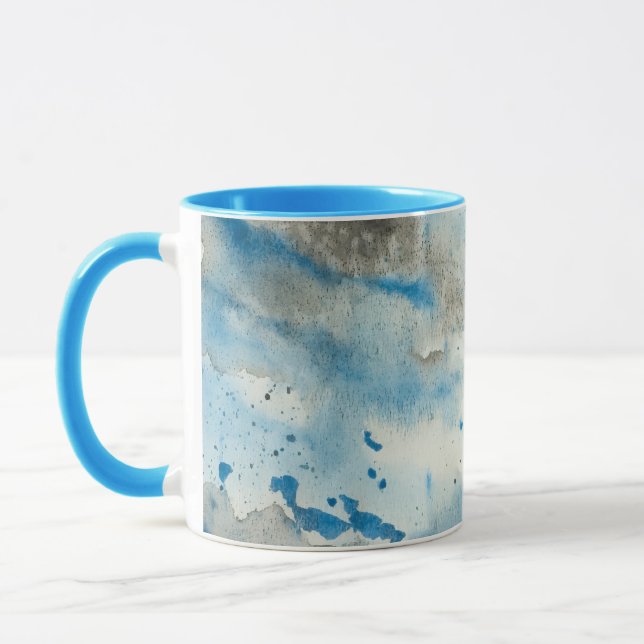 caneca de café com aquarela abstrata (Esquerda)
