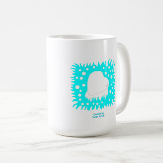 Caneca de café com ar na neve