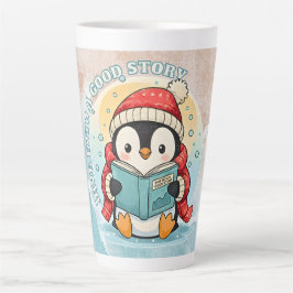 Caneca de Café com Arte de Latte do Pengim Elegant