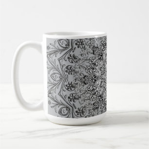 Caneca de Café com Arte de Mandala Boêmia