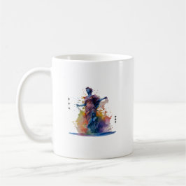 Caneca de Café com Arte de Rua Legal